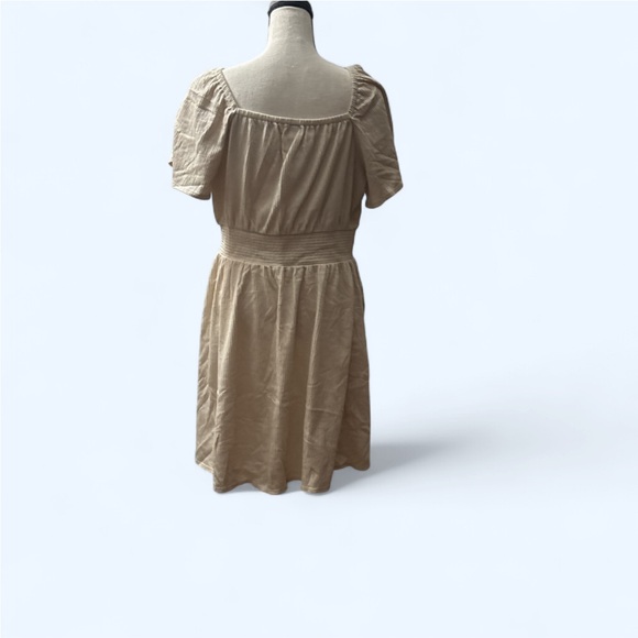 Old Navy Tan Mini Dress - Picture 2 of 4